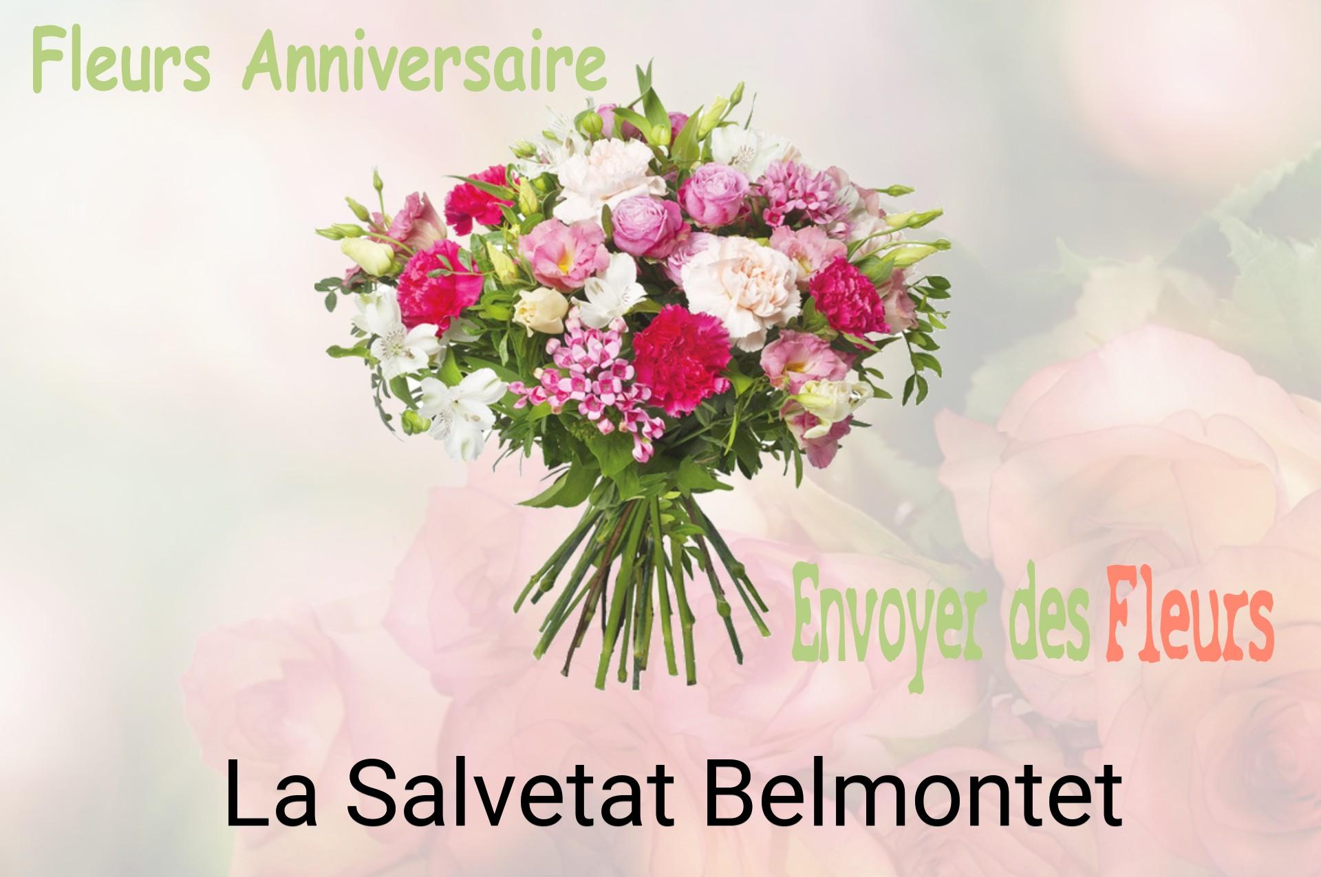 Bouquet de fleurs d’anniversaire livré à La Salvetat-Belmontet